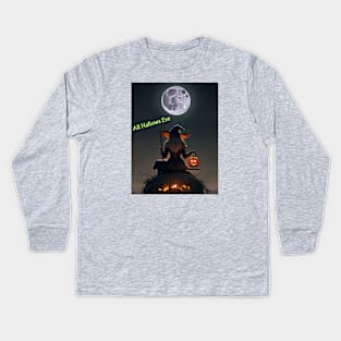 All Hallows Eve Kids Long Sleeve T-Shirt